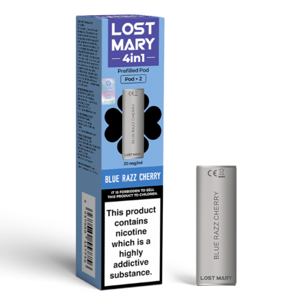 Lost Mary 4 in 1 Pods – Blue Razz Cherry