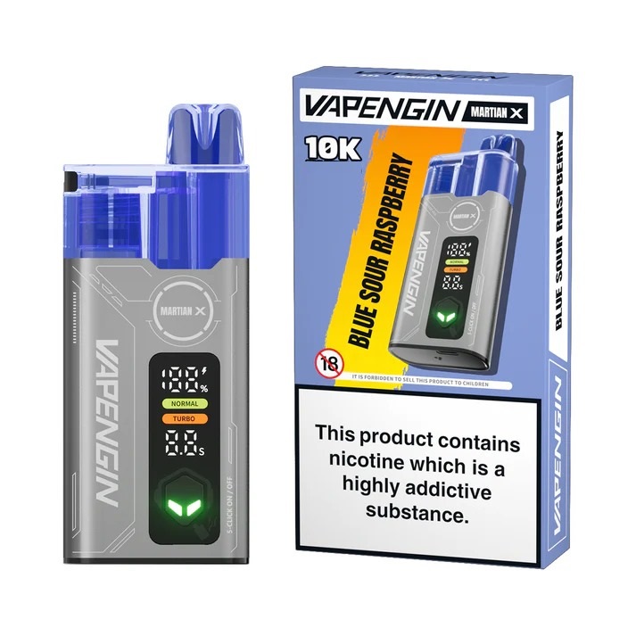 Vapengin Martian X – Prefilled Pod Kit – Blue Sour Raspberry