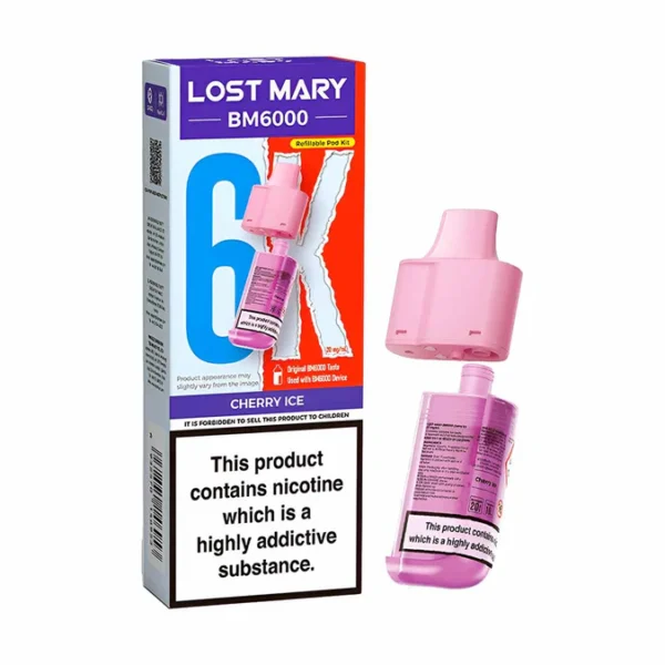Lost Mary BM6000 – Refill Pod – Cherry Ice