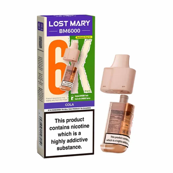 Lost Mary BM6000 – Refill Pod – Cola