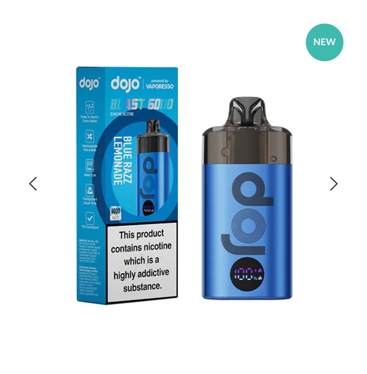 Dojo Blast 6000 Kit – Blue Razz Lemonade