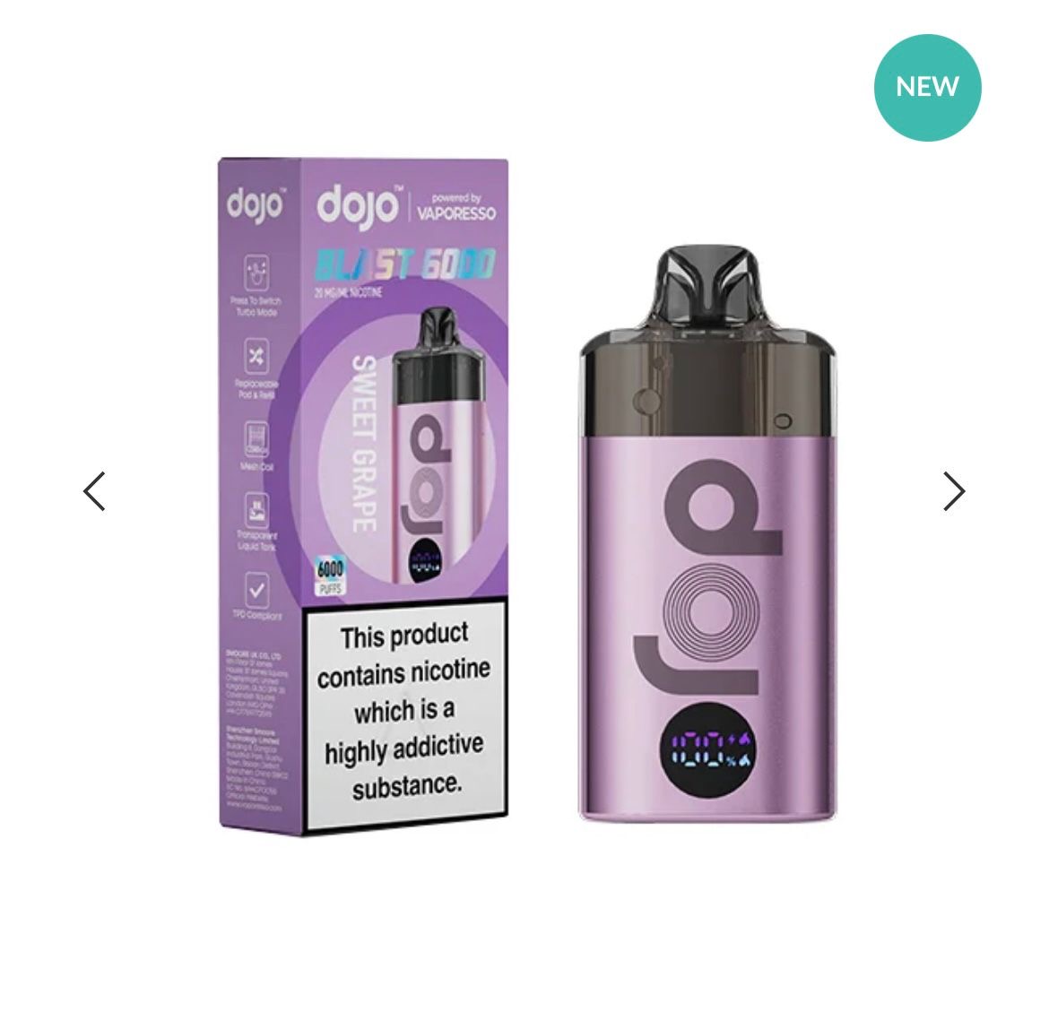 Dojo Blast 6000 Kit – Sweet Grape
