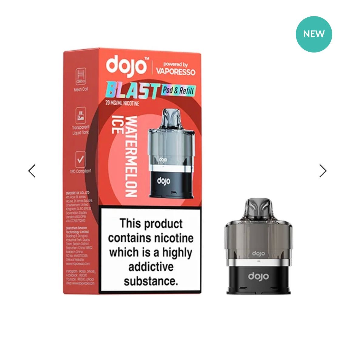 Dojo Blast 6000 Pod – Watermelon Ice