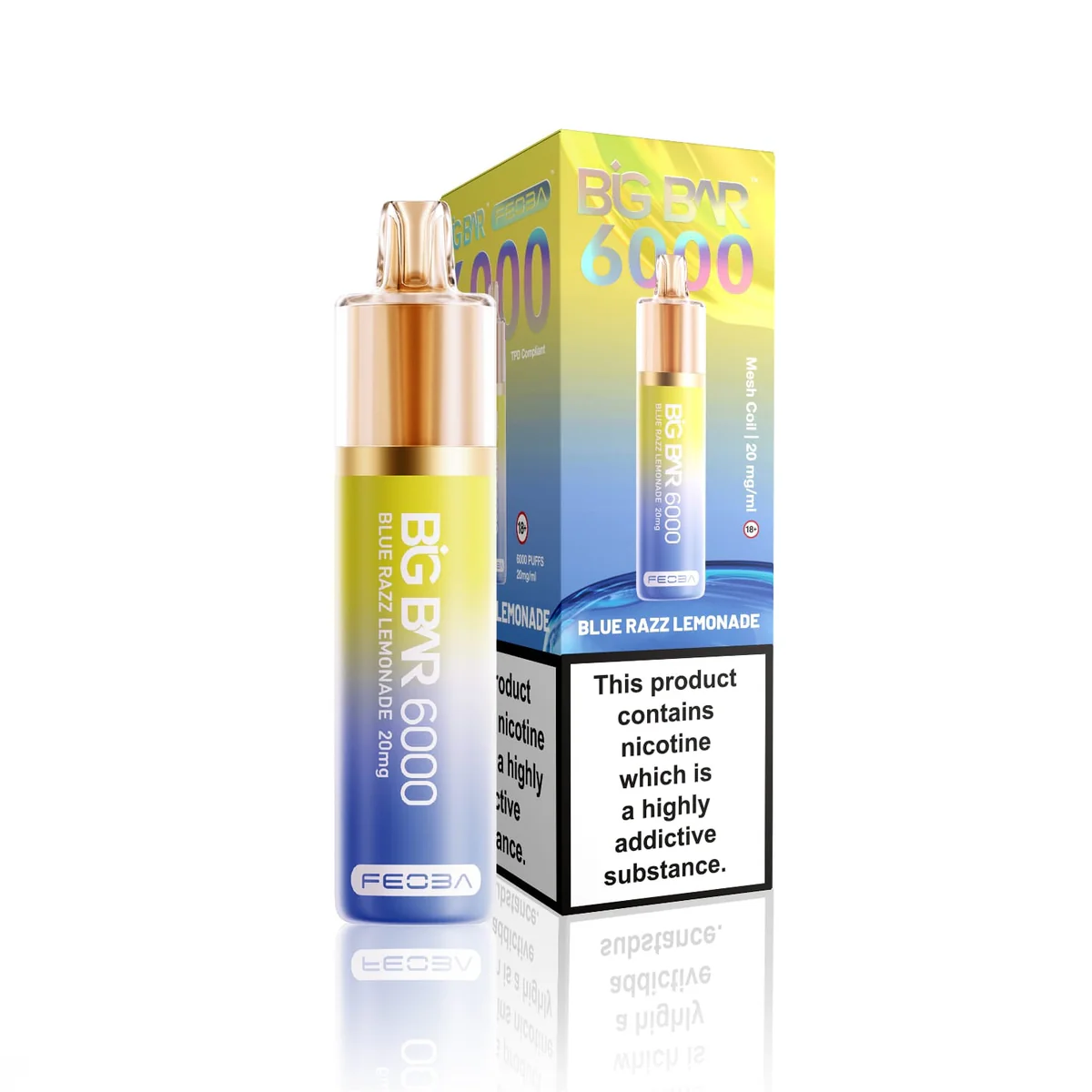 Feoba – Big Bar 6000 – Blue Razz Lemonade