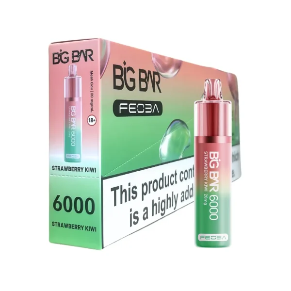 Feoba – Big Bar 6000 – Strawberry Kiwi