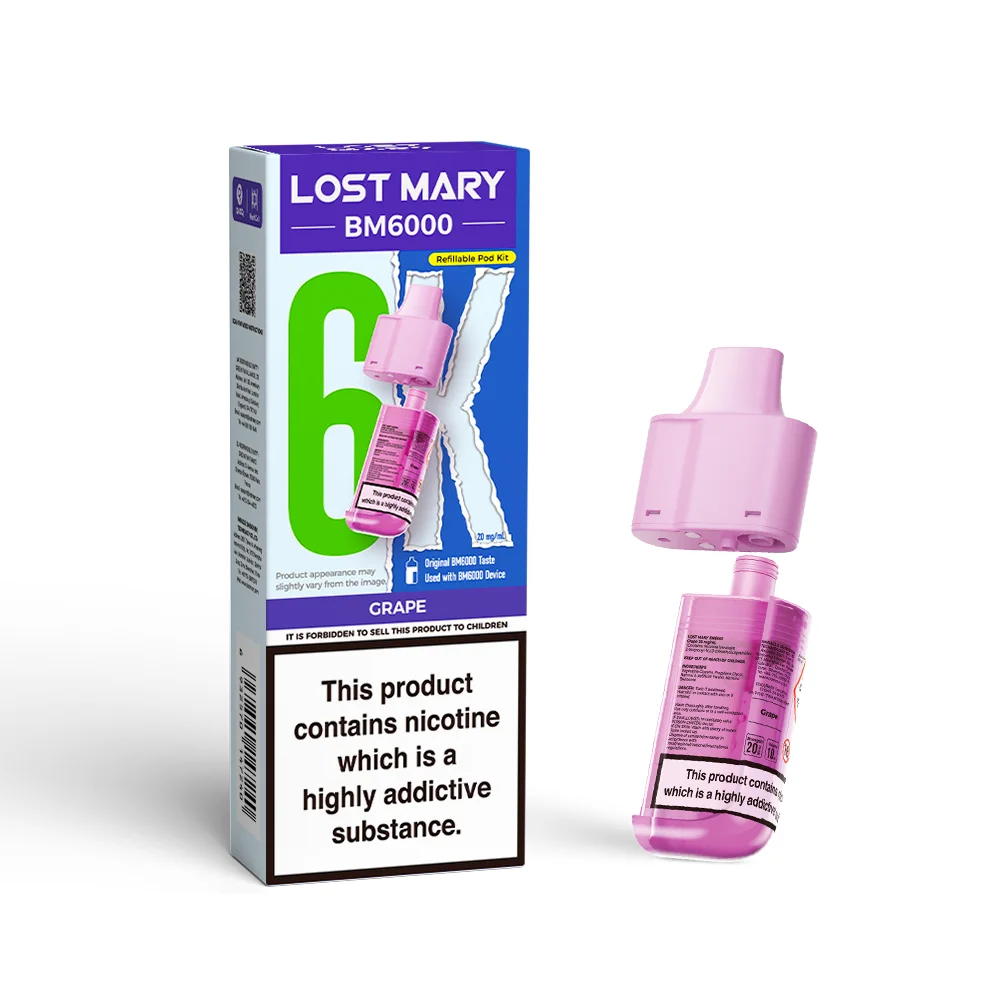 Lost Mary BM6000 – Refill Pod – Grape