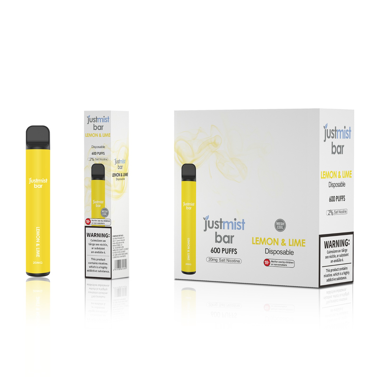 Just Mist Bar – Lemon and Lime