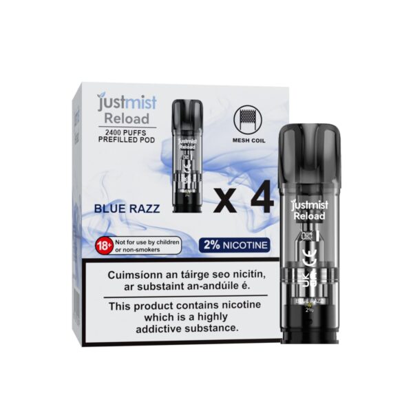 Just Mist Reload Pre-filled Pod – Blue Razz
