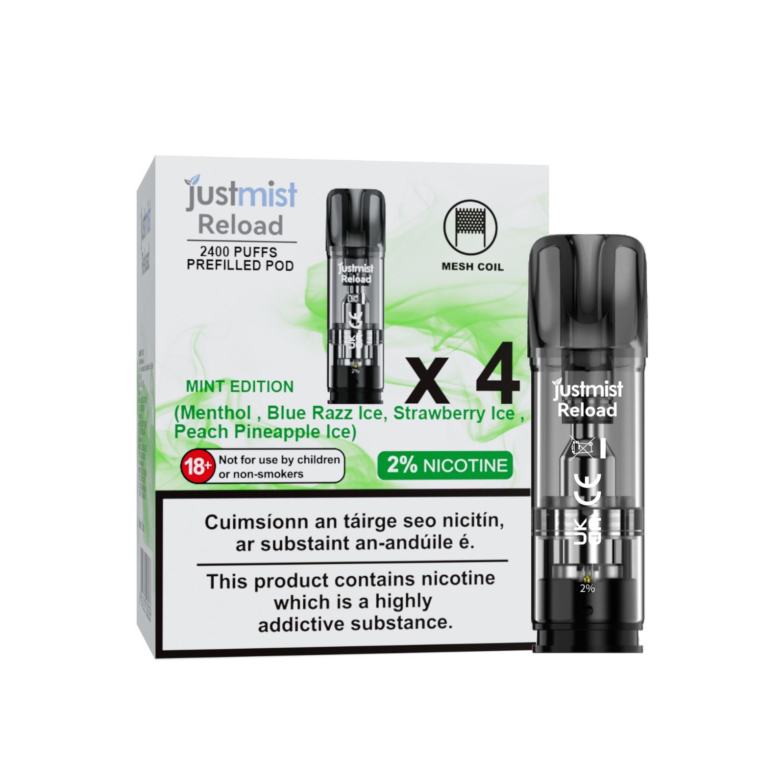 Just Mist Reload Pre-filled Pod – Mint Edition