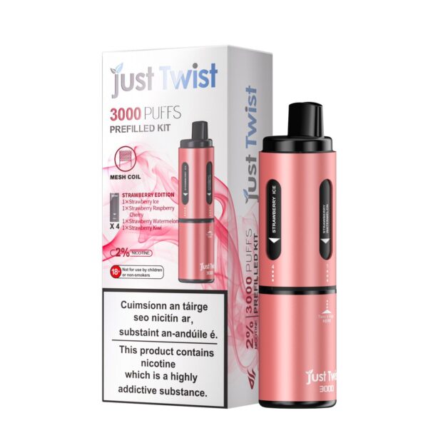 Just Twist – Prefilled Kit – Strawberry Edition