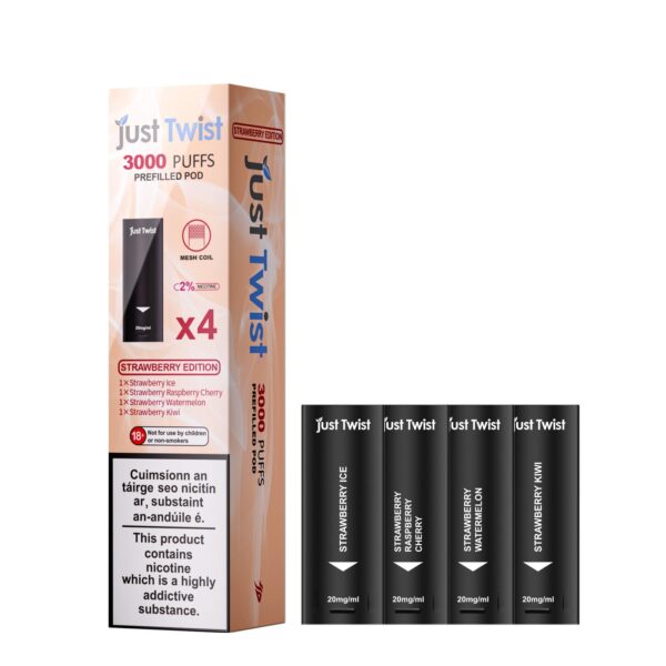 Just Twist – Prefilled Pod – Strawberry Edition
