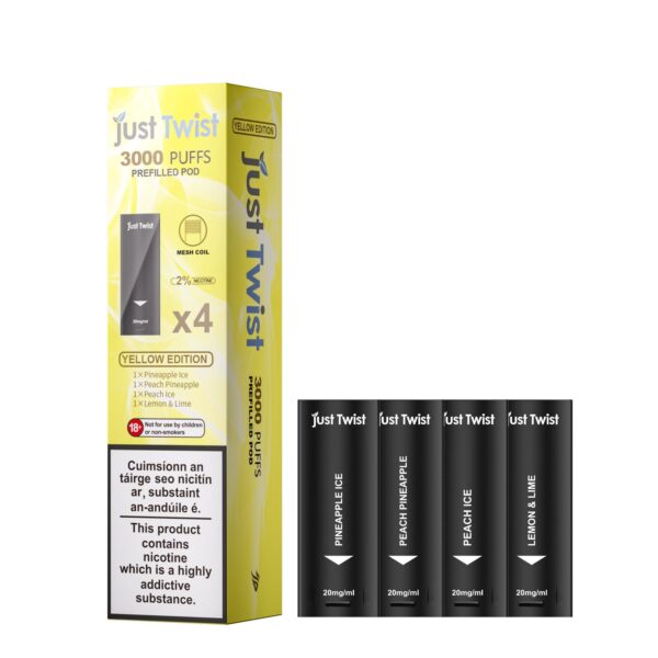 Just Twist – Prefilled Pod – Yellow Edition