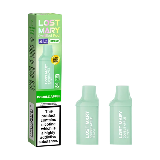 Lost Mary BM600 – Prefilled Pod – Double Apple