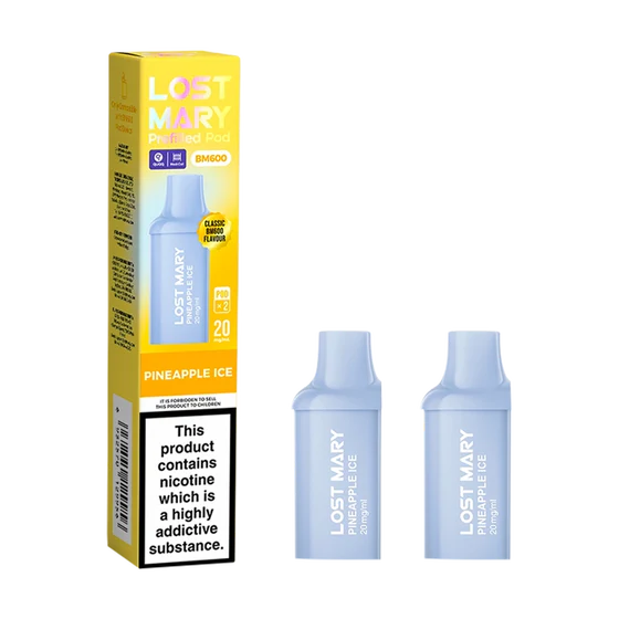Lost Mary BM600 – Prefilled Pod – Pineapple Ice