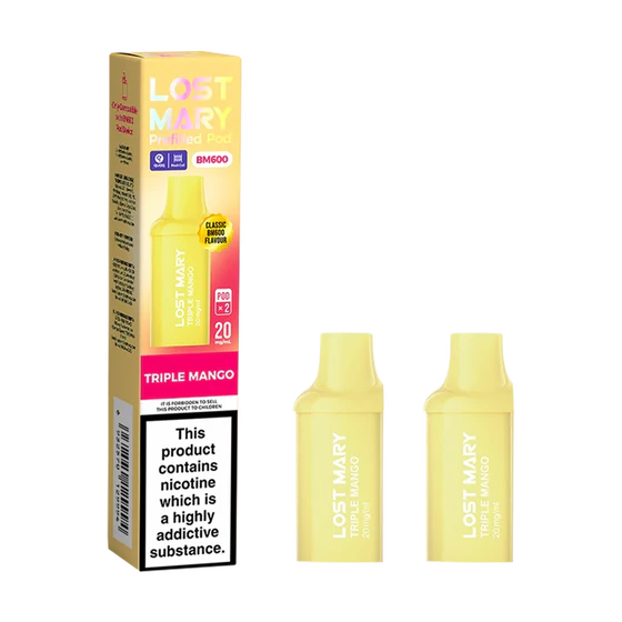 Lost Mary BM600 – Prefilled Pod – Triple Mango