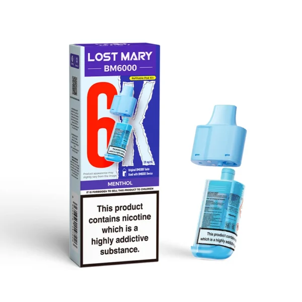 Lost Mary BM6000 – Refill Pod – Menthol
