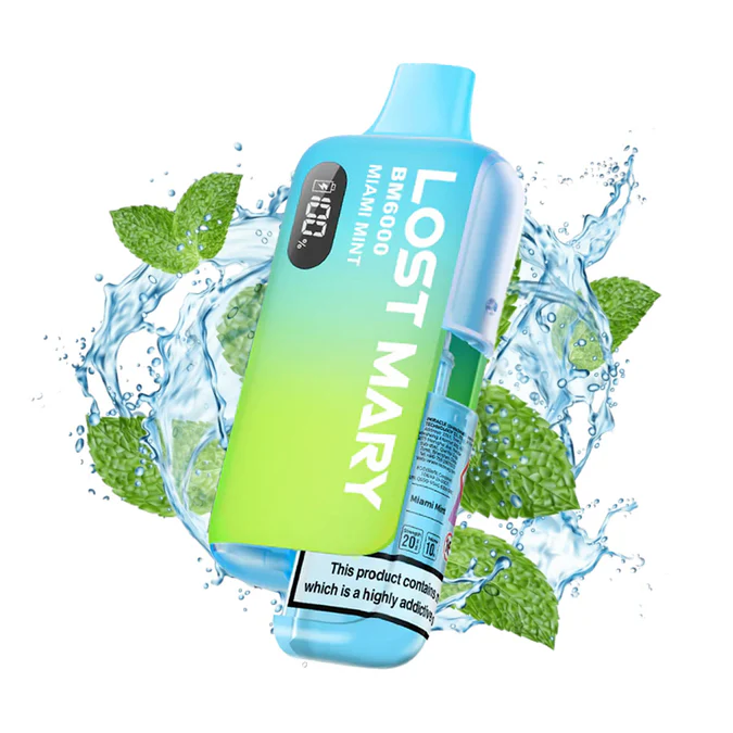 Lost Mary BM6000 – Refillable Pod Kit – Miami Mint