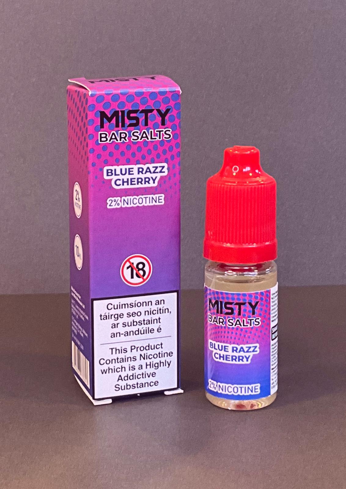 Misty Bar Salts – Blue Razz Cherry