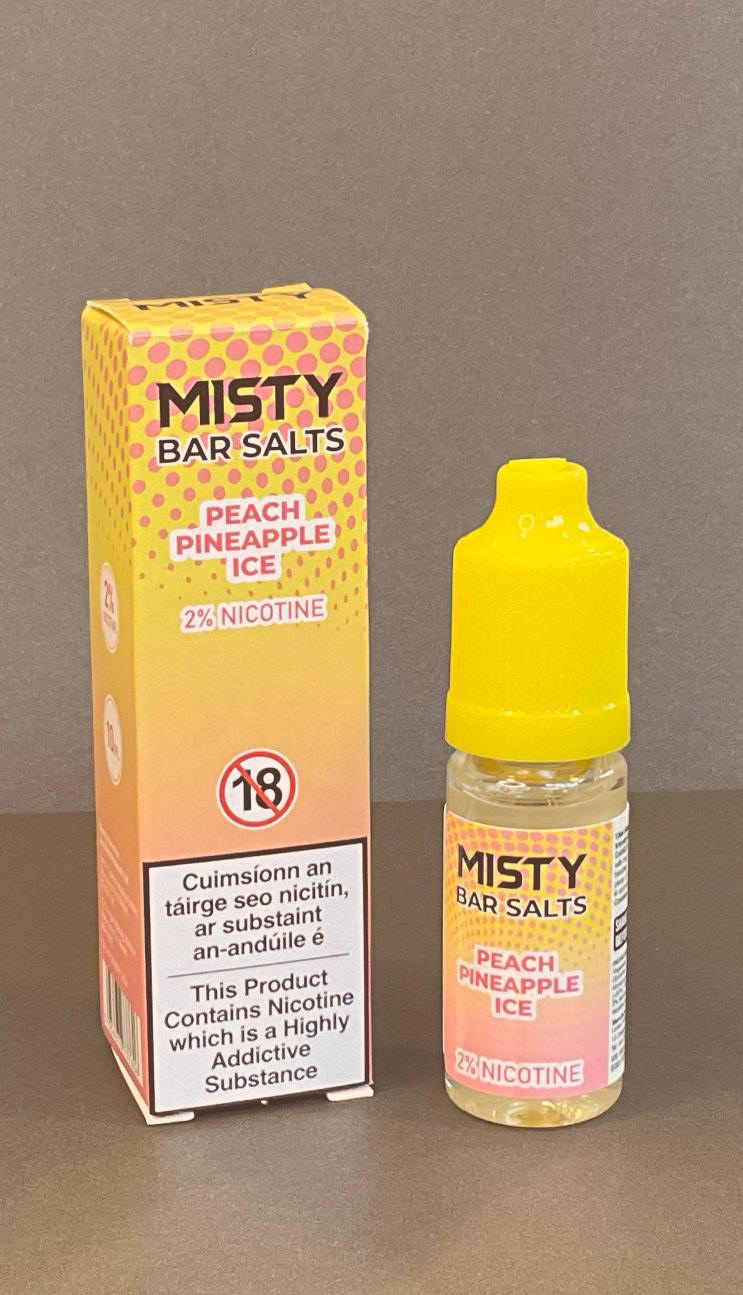 Misty Bar Salts – Peach Pineapple Ice