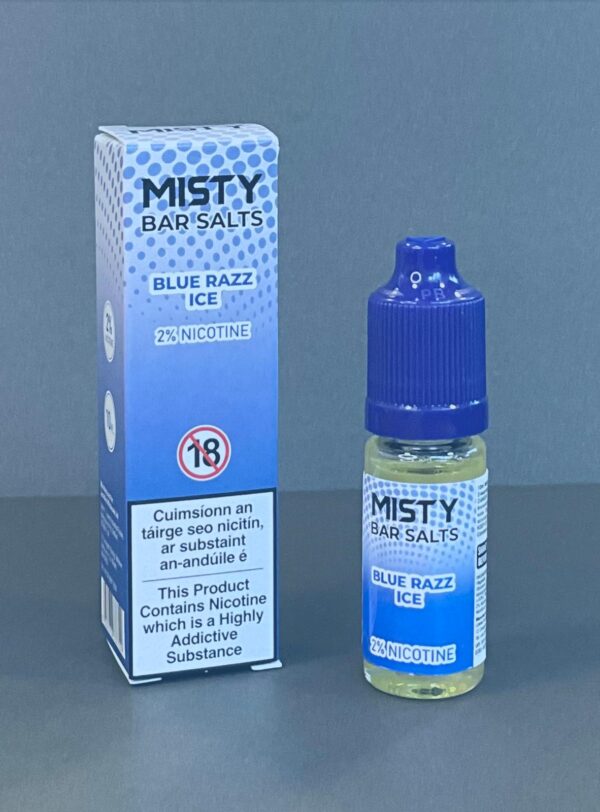 Misty Bar Salts – Blue Razz Ice