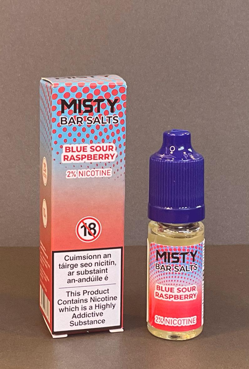 Misty Bar Salts – Blue Sour Raspberry