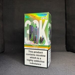 Solobar 30k – Green Edition (Strawberry Kiwi & Lemon Lime)