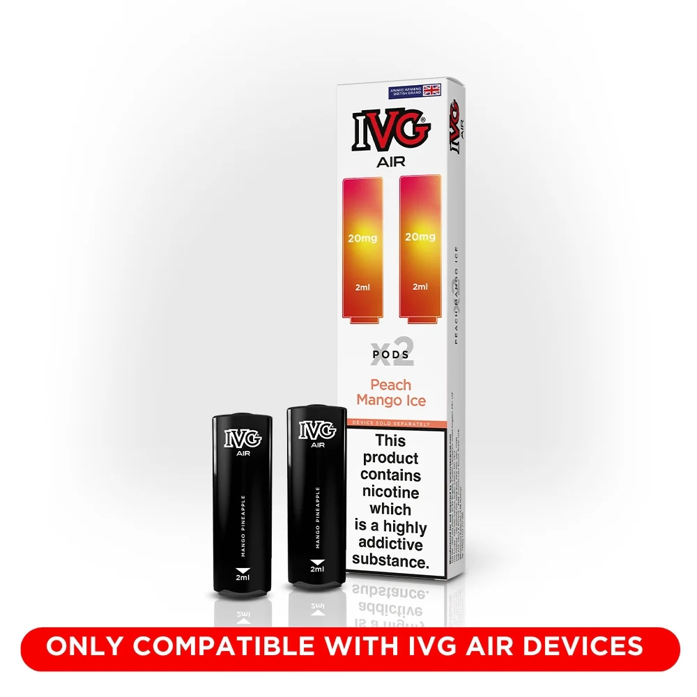 IVG Air Pod – Peach Mango Ice