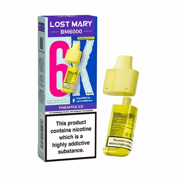 Lost Mary BM6000 – Refill Pod – Pineapple Ice