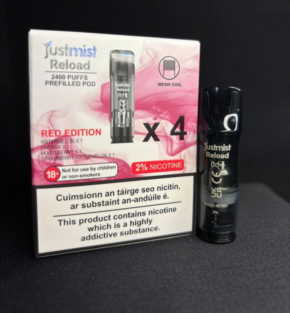 Just Mist Reload Pre-filled Pod – Red Edition