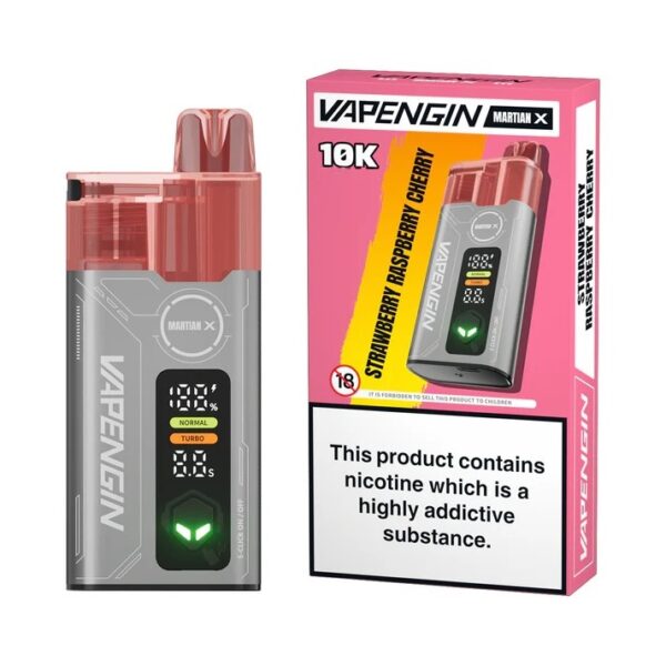 Vapengin Martian X – Prefilled Pod Kit – Strawberry Raspberry Cherry