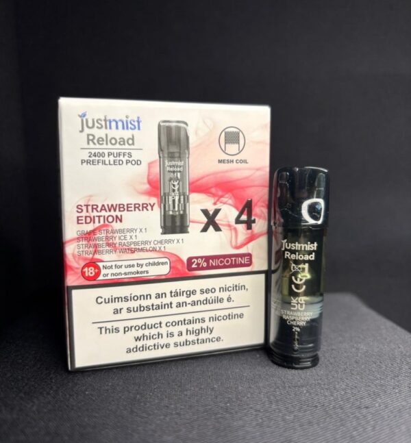 Just Mist Reload Pre-filled Pod – Strawberry Edition