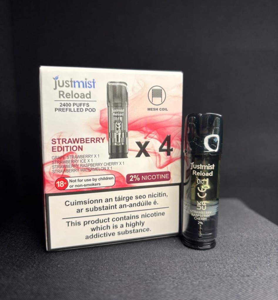 Just Mist Reload Pre-filled Pod – Strawberry Edition