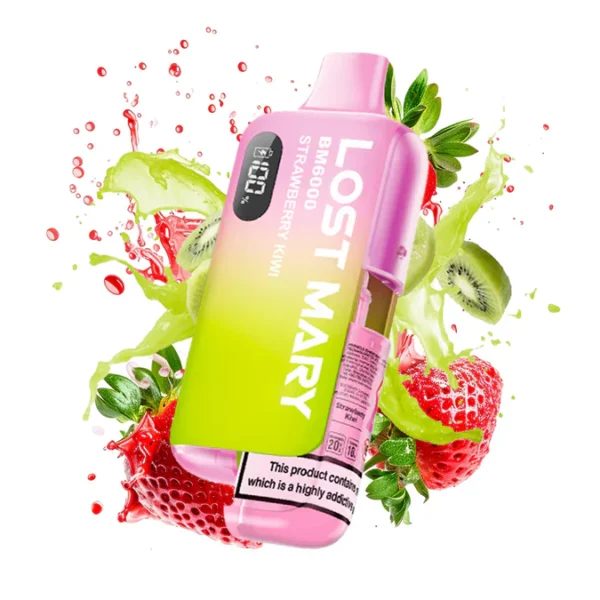 Lost Mary BM6000 – Refillable Pod Kit – Strawberry Kiwi