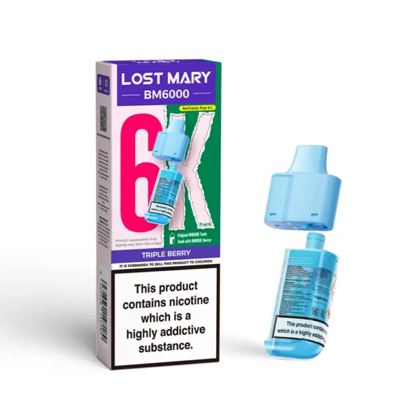 Lost Mary BM6000 – Refill Pod – Triple Berry