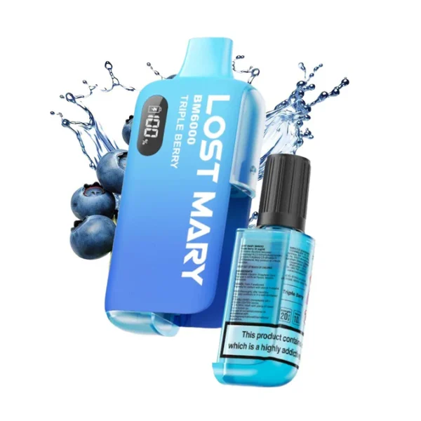 Lost Mary BM6000 – Refillable Pod Kit – Triple Berry