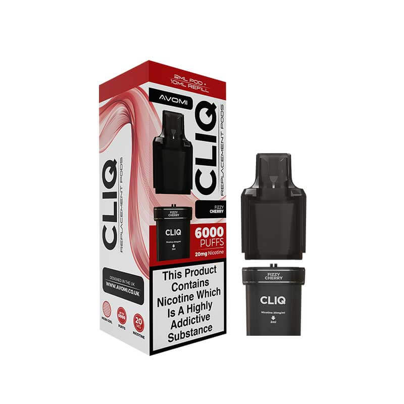Avomi Cliq Prefilled Pod – Fizzy Cherry