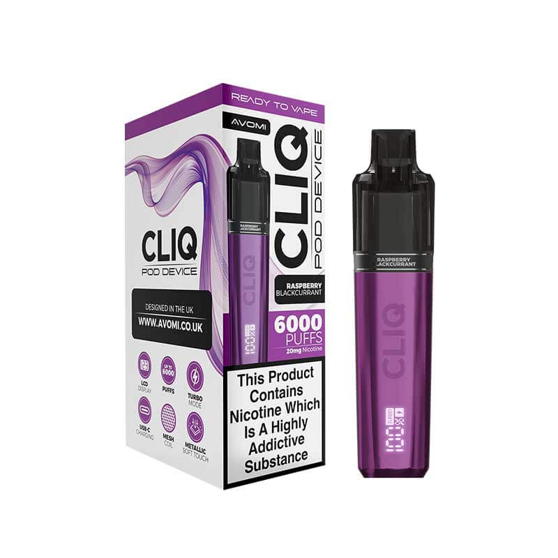 Avomi Cliq Prefilled Kit – Raspberry Blackcurrant