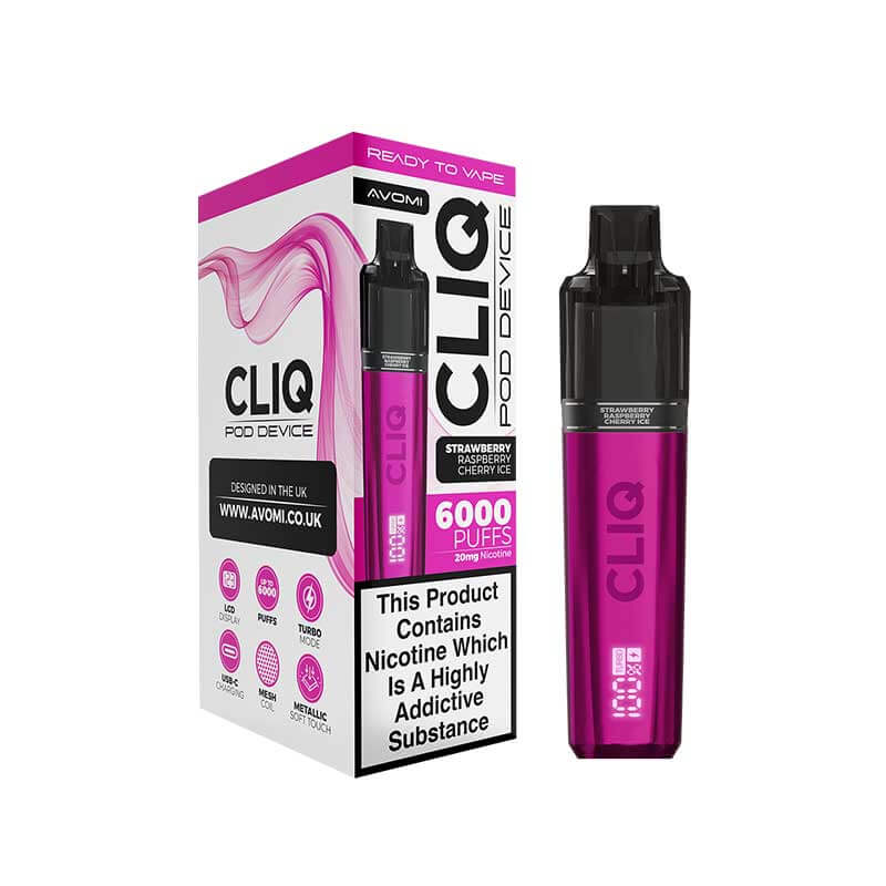 Avomi Cliq Prefilled Kit – Strawberry Raspberry Cherry