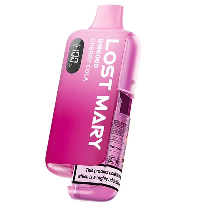 Lost Mary BM6000 – Refillable Pod Kit – Cherry Cola