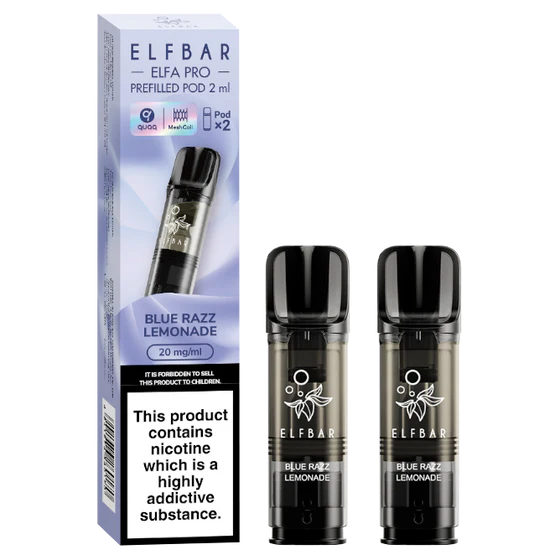 Elfbar 600 Prefilled Pod – Blue Razz Lemonade