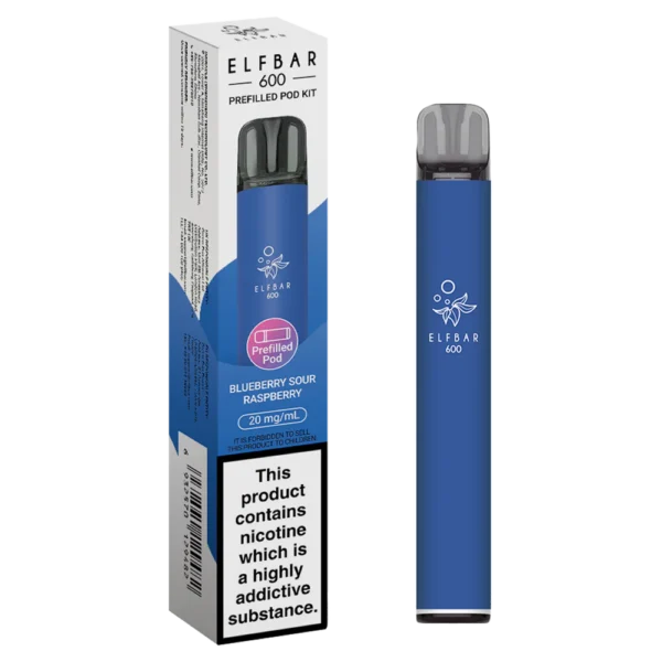 Elfbar 600 Prefilled Pod Kit – Blueberry Sour Raspberry