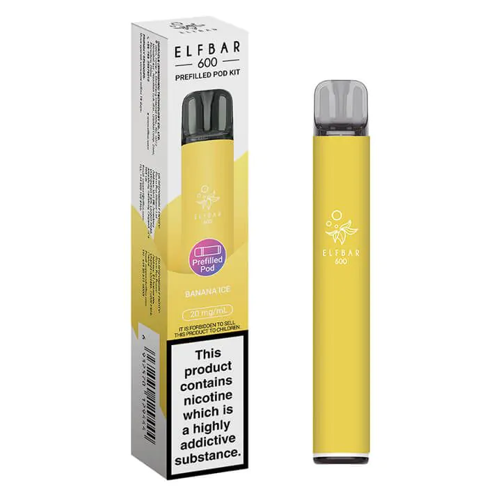 Elfbar 600 Prefilled Pod Kit – Banana Ice