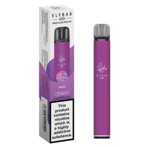 Elfbar 600 Prefilled Pod Kit – Grape