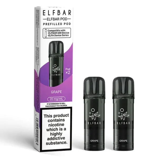 Elfbar 600 Prefilled Pod – Grape