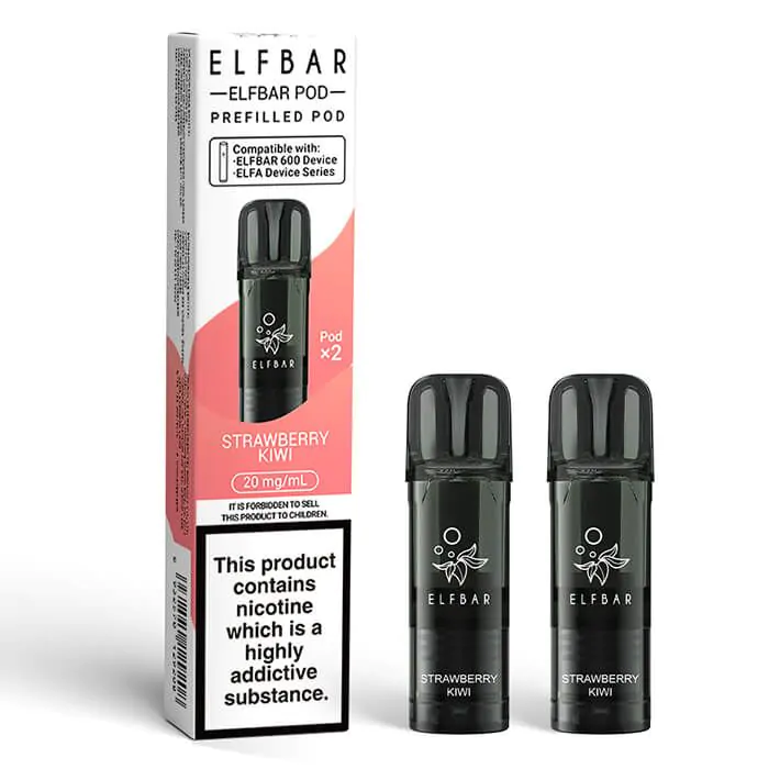 Elfbar 600 Prefilled Pod – Strawberry Kiwi
