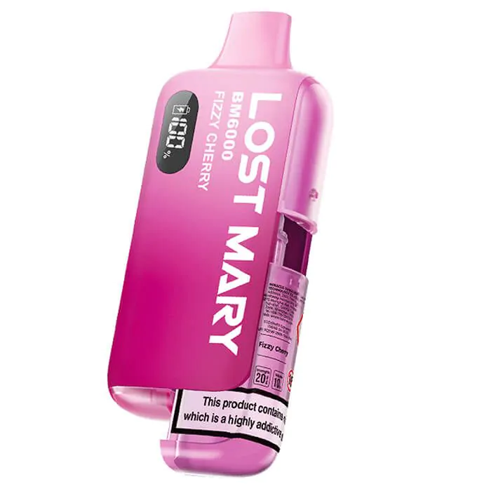 Lost Mary BM6000 – Refillable Pod Kit – Fizzy Cherry