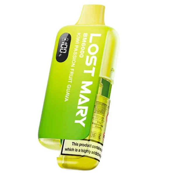 Lost Mary BM6000 – Refillable Pod Kit – Kiwi Passionfruit Guava