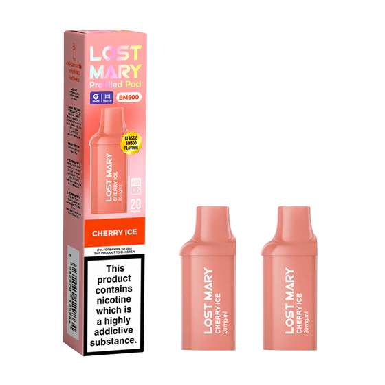Lost Mary BM600 – Prefilled Pod – Cherry Ice
