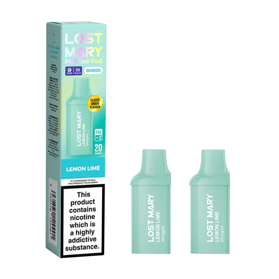Lost Mary BM600 – Prefilled Pod – Lemon Lime