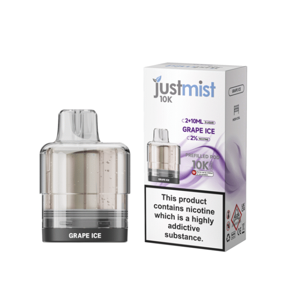 Just Mist 10K – Prefilled Pod – Grape Ice